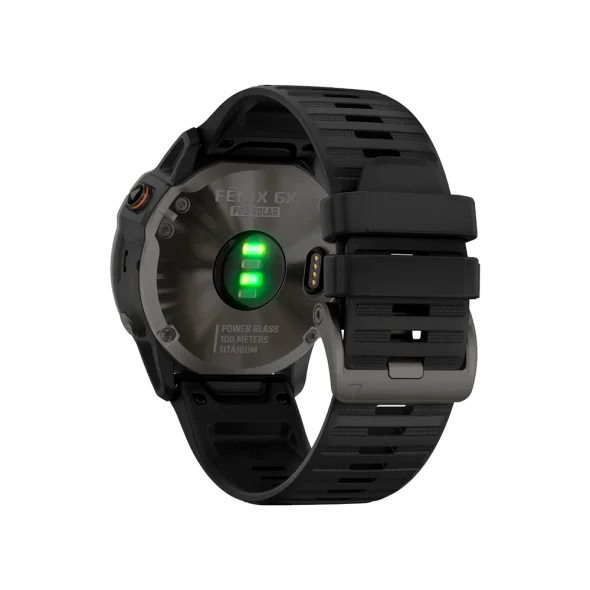 Смарт-часы Garmin Fenix 6X Pro Solar Titanium Carbon Grey DLC with Black Band (010-02157-21) | магазин Apple Grokholsky.com — Фото 2