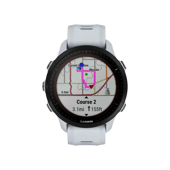 Смарт-часы Garmin Forerunner 955 Solar Whitestone (010-02638-01/21) | магазин Apple Grokholsky.com — Фото 3