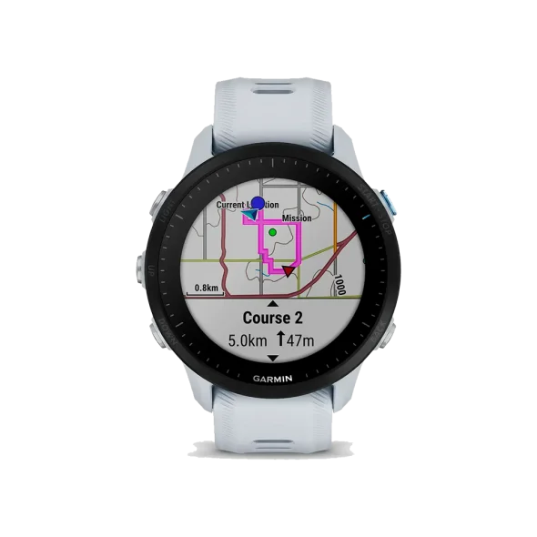 Смарт-часы Garmin Forerunner 955 Whitestone (010-02638-11/31/J1) | магазин Apple Grokholsky.com — Фото 3