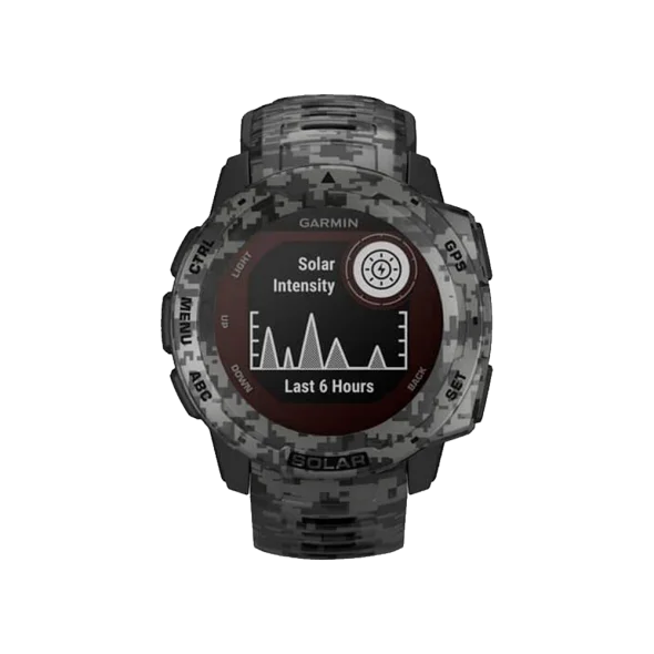 Смарт-часы Garmin Instinct Solar Graphite Camo (010-02293-05/010-02293-15) | магазин Apple Grokholsky.com — Фото 3