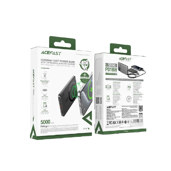 Внешний аккумулятор Power bank Acefast M8 5000mAh | магазин Apple Grokholsky.com — Фото 2