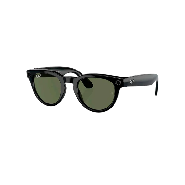 Смарт-окуляри Ray-Ban Meta Headliner Gen 2 Low Bridge Fit Standard Shiny Black Frame/G-15 GreenLenses RW4013F 601/71 51-23 | магазин Apple Grokholsky.com — Фото 1