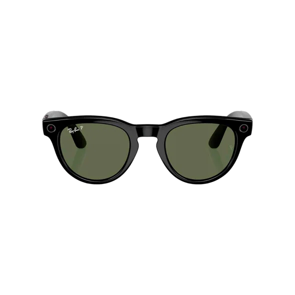 Смарт-окуляри Ray-Ban Meta Headliner Gen 2 Low Bridge Fit Standard Shiny Black Frame/G-15 GreenLenses RW4013F 601/71 51-23 | магазин Apple Grokholsky.com — Фото 3
