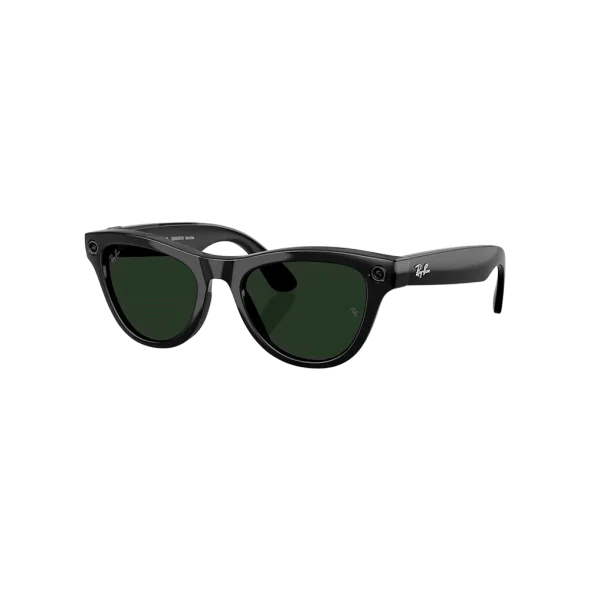 Смарт-очки Ray-Ban Meta Skyler Gen 2 Stand.Shiny Black Frame/Clear to Graphite Green Transit.Lenses RW4014 601/1M 52-20 | магазин Apple Grokholsky.com — Фото 1
