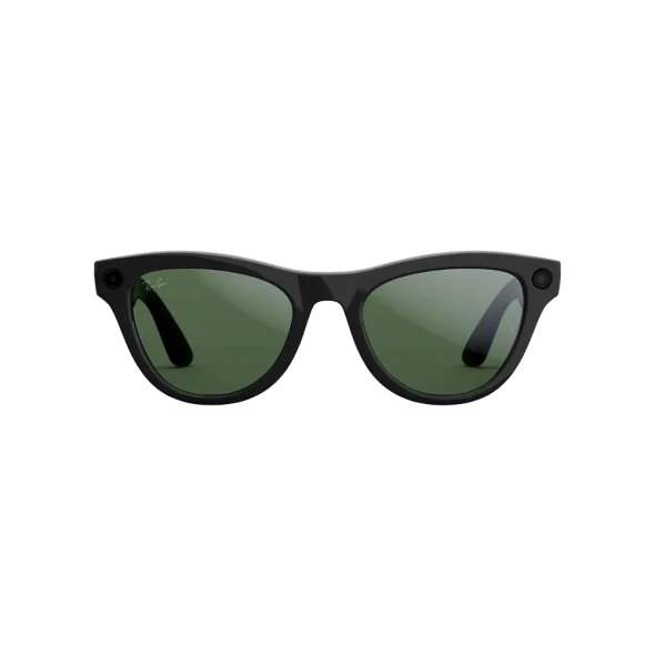 Смарт-очки Ray-Ban Meta Skyler Gen 2 Stand.Shiny Black Frame/Clear to Graphite Green Transit.Lenses RW4014 601/1M 52-20 | магазин Apple Grokholsky.com — Фото 3
