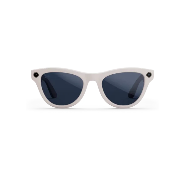 Смарт-очки Ray-Ban Meta Skyler Gen 2 Stand.Shiny Chalky Gray Frame/Clear to Sapphire Transit.Lenses RW4014 6700MF 52-20 | магазин Apple Grokholsky.com — Фото 2