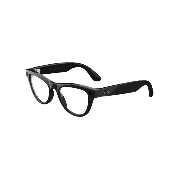 Смарт-очки Ray-Ban Meta Skyler Gen 2 Standard Shiny Black Frame / Clear Lenses (RW4014 601/SB 52-20) | магазин Apple Grokholsky.com — Фото 1