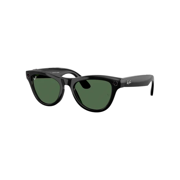 Смарт-окуляри Ray-Ban Meta Skyler Gen 2 Standard Shiny Black Frame / G-15 Green Lenses (RW4014 601/71 52-20) | магазин Apple Grokholsky.com — Фото 1