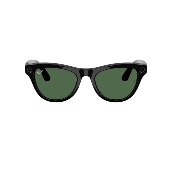 Смарт-окуляри Ray-Ban Meta Skyler Gen 2 Standard Shiny Black Frame / G-15 Green Lenses (RW4014 601/71 52-20) | магазин Apple Grokholsky.com — Фото 3