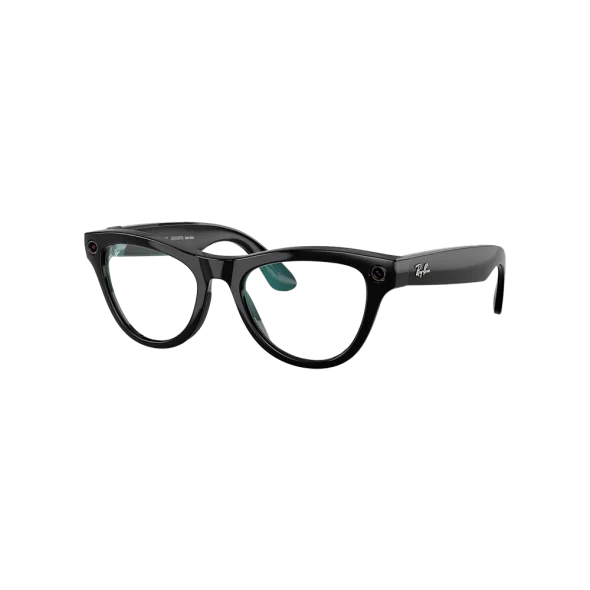 Смарт-очки Ray-Ban Meta Skyler Standard Shiny Black / Clear (RW4010 601/SB 52-20) | магазин Apple Grokholsky.com — Фото 1