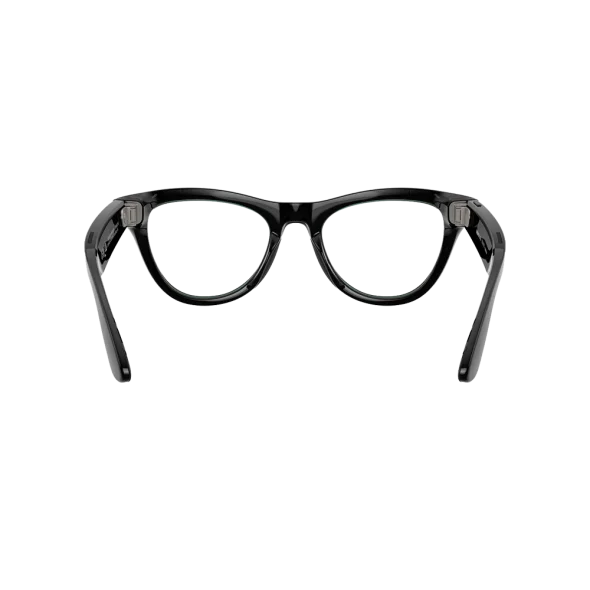 Смарт-очки Ray-Ban Meta Skyler Standard Shiny Black / Clear (RW4010 601/SB 52-20) | магазин Apple Grokholsky.com — Фото 2