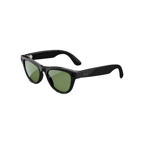 Смарт-окуляри Ray-Ban Meta Skyler Standard Shiny Black / G-15 Green (RW4010 601/71 52-20) | магазин Apple Grokholsky.com — Фото 1