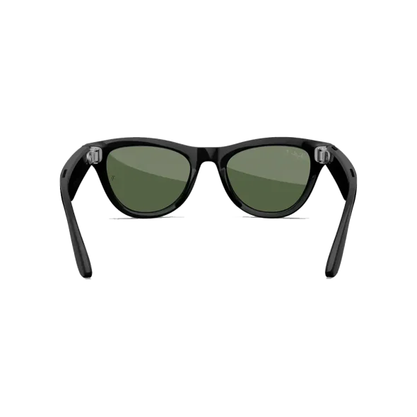 Смарт-окуляри Ray-Ban Meta Skyler Standard Shiny Black / G-15 Green (RW4010 601/71 52-20) | магазин Apple Grokholsky.com — Фото 2