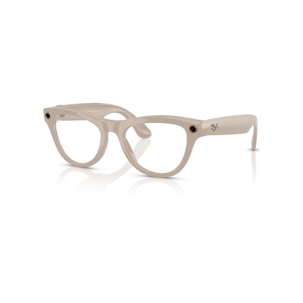 Смарт-окуляри Ray-Ban Meta Skyler Standard Shiny Chalky Gray / Clear Sapphire Transition (RW4010 6700MF 52-20) | магазин Apple Grokholsky.com — Фото 1