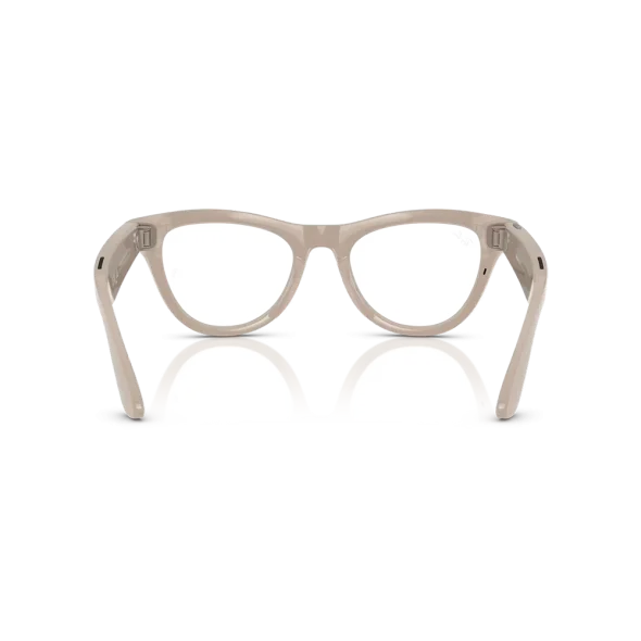 Смарт-окуляри Ray-Ban Meta Skyler Standard Shiny Chalky Gray / Clear Sapphire Transition (RW4010 6700MF 52-20) | магазин Apple Grokholsky.com — Фото 2