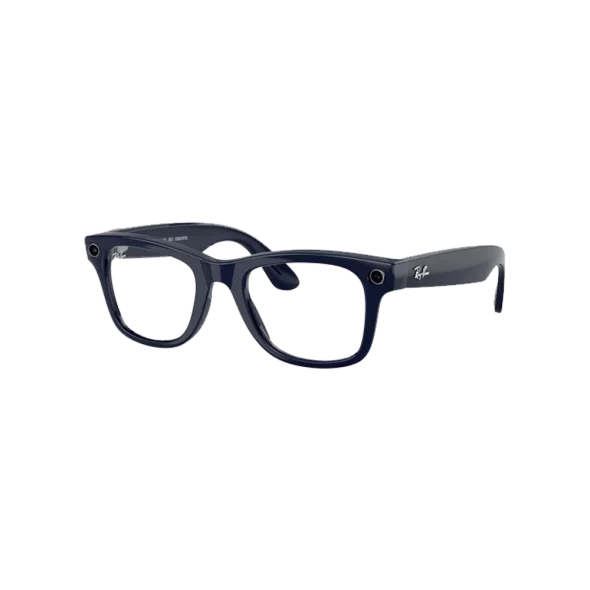 Смарт-очки Ray-Ban Meta Wayfarer Gen 2 Shiny Cosmic Blue/Clear Sapphire (RW4012 6628/MF 50-23) | магазин Apple Grokholsky.com — Фото 1