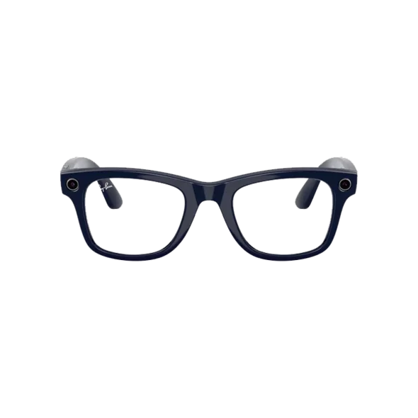 Смарт-очки Ray-Ban Meta Wayfarer Gen 2 Shiny Cosmic Blue/Clear Sapphire (RW4012 6628/MF 50-23) | магазин Apple Grokholsky.com — Фото 3