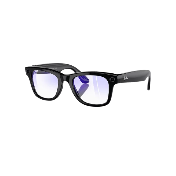 Смарт-очки Ray-Ban Meta Wayfarer Shiny Black Frame Clear Lenses (RW4006 601/SB 50-22) | магазин Apple Grokholsky.com — Фото 1