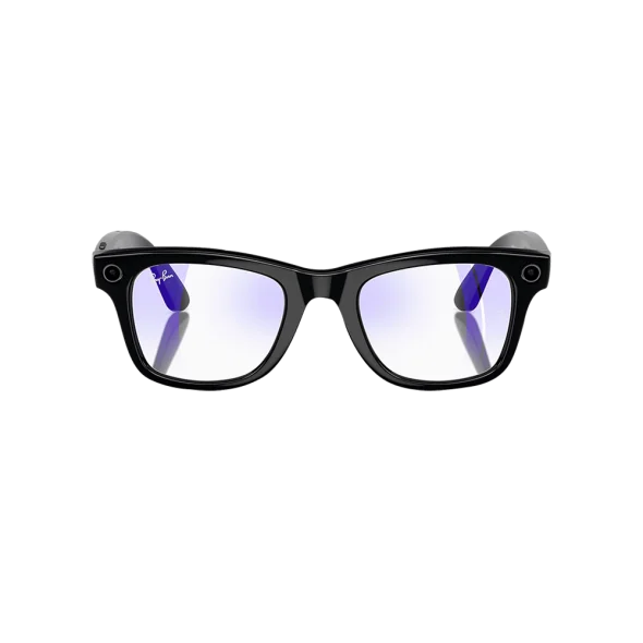 Смарт-очки Ray-Ban Meta Wayfarer Shiny Black Frame Clear Lenses (RW4006 601/SB 50-22) | магазин Apple Grokholsky.com — Фото 3