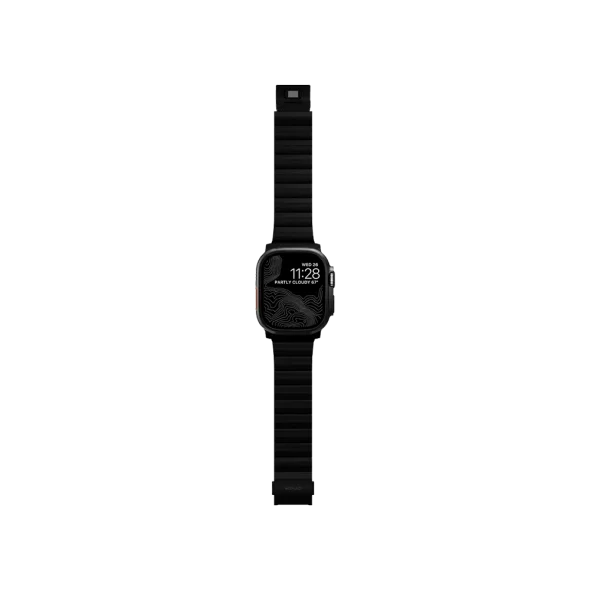 Ремінець Nomad Titanium Band Black Hardware Black 46mm/49mm (NM1A41BXT0) | магазин Apple Grokholsky.com — Фото 1