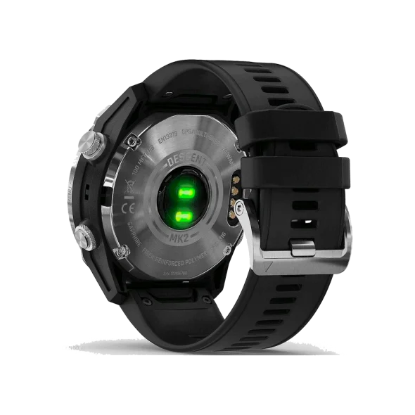 Смарт-годинник Garmin Descent Mk2 Stainless Steel with Black Band (010-02132-00/10) | магазин Apple Grokholsky.com — Фото 2
