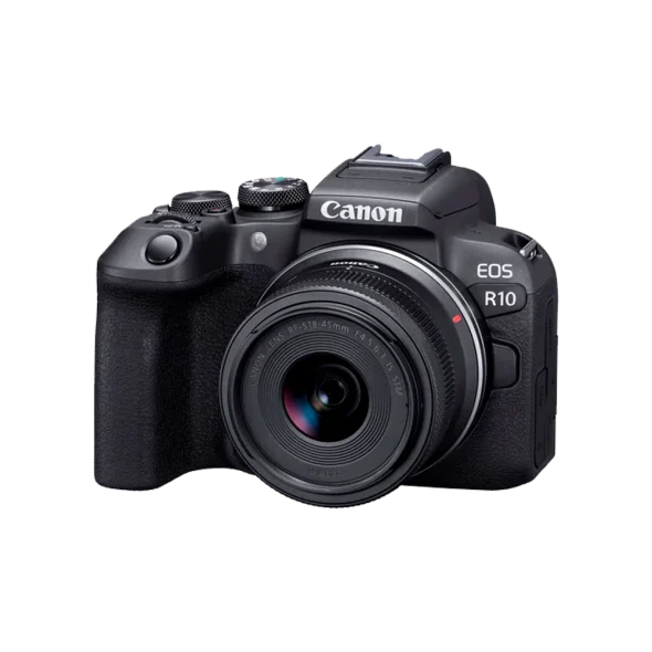 Беззеркальный фотоаппарат Canon EOS R10 kit (RF-S 18-45mm) IS STM + Mount Adapter EF-EOS R (5331C033) | магазин Apple Grokholsky.com — Фото 1