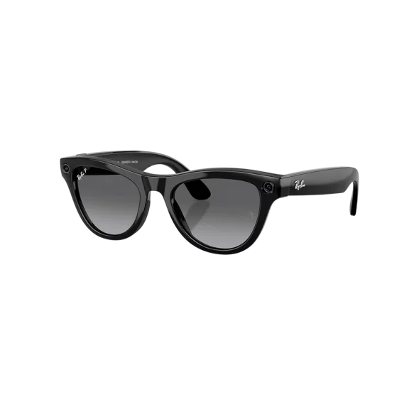 Смарт-окуляри Ray-Ban Meta Skyler Gen 2 Shiny Black/Polar Gradient Graphite (RW4014 601/T352) | магазин Apple Grokholsky.com — Фото 1