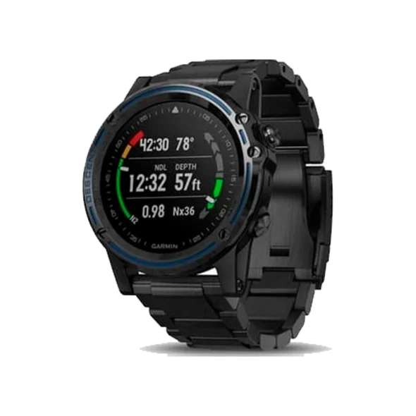Смарт-часы Garmin Descent Mk1 Grey Sapphire with Titanium Band (010-01760-11/01) | магазин Apple Grokholsky.com — Фото 1