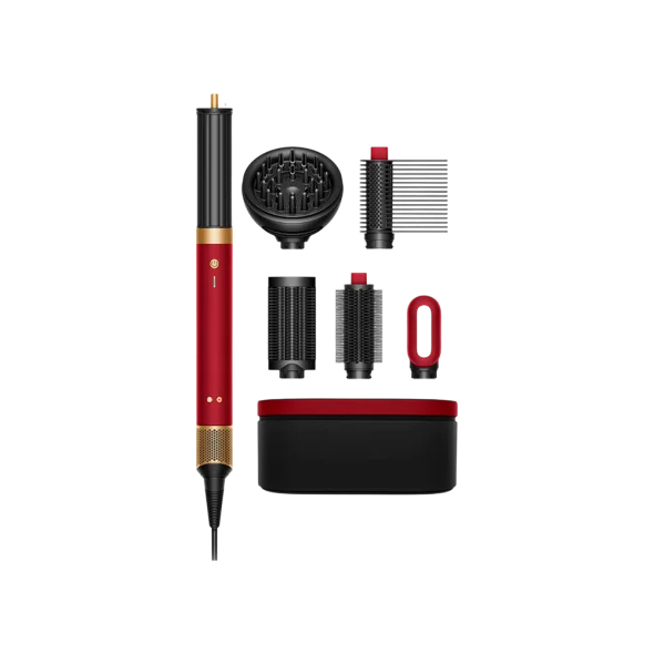 Стайлер Dyson Airwrap Coanda 2x Multi-styler & Dryer Straight to Wavy Red Velvet/Gold (176957-01) | магазин Apple Grokholsky.com — Фото 1