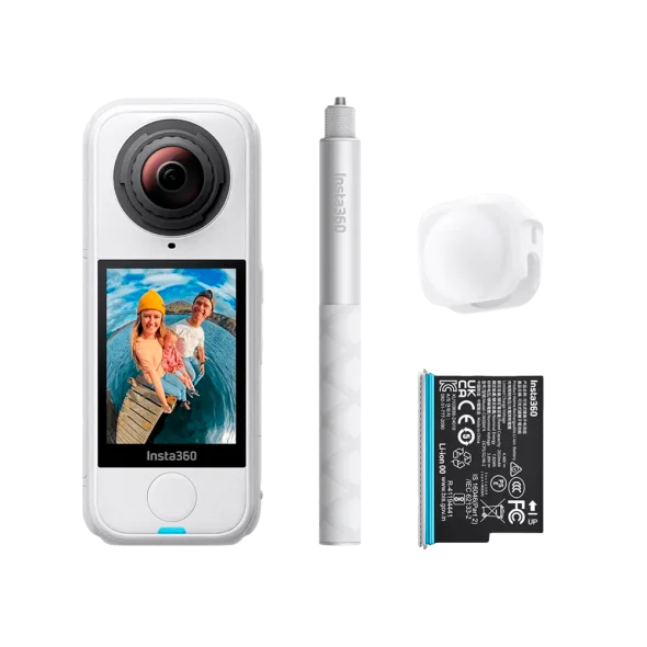 Экшн-камера Insta360 X4 Air Starter Bundle Arctic White (CINSAAFA-SE17) | магазин Apple Grokholsky.com — Фото 1