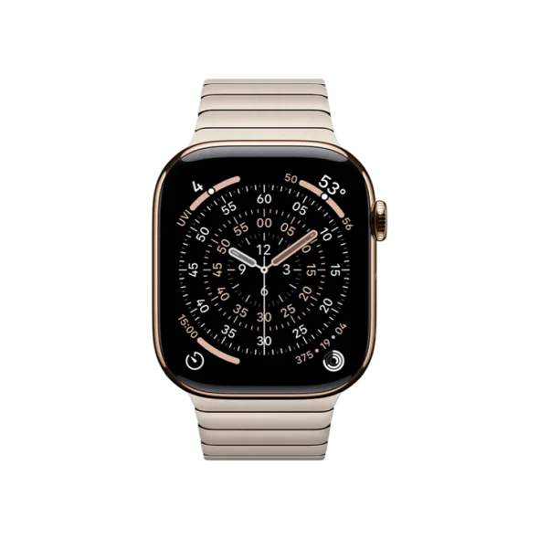 Смарт-годинник Apple Watch Series 11 GPS + Cellular 46mm Gold Tit. Case w. Natural Link Bracelet (MFC34+MXMF3) | магазин Apple Grokholsky.com — Фото 3