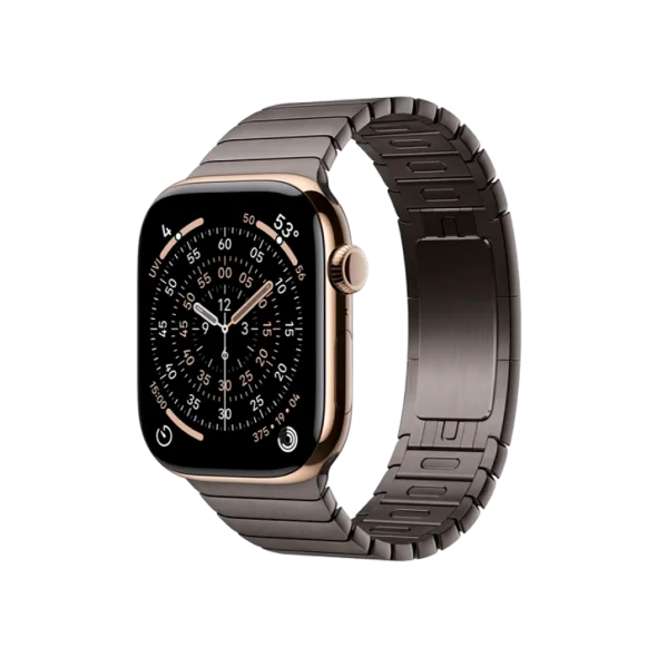 Смарт-годинник Apple Watch Series 11 GPS + Cellular 46mm Gold Tit. Case w. Slate Link Bracelet (MFC34+MXMK3) | магазин Apple Grokholsky.com — Фото 1
