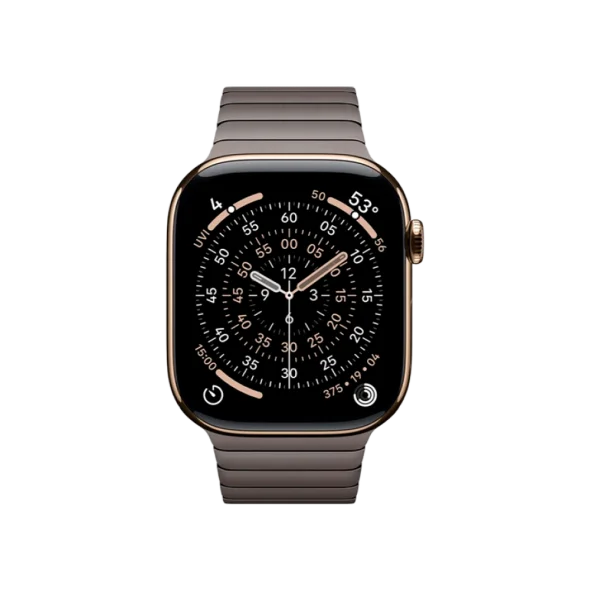 Смарт-годинник Apple Watch Series 11 GPS + Cellular 46mm Gold Tit. Case w. Slate Link Bracelet (MFC34+MXMK3) | магазин Apple Grokholsky.com — Фото 3