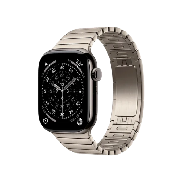 Смарт-годинник Apple Watch Series 11 GPS + Cellular 46mm Slate Tit. Case w. Natural Link Bracelet (MFC14+MXMF3) | магазин Apple Grokholsky.com — Фото 1