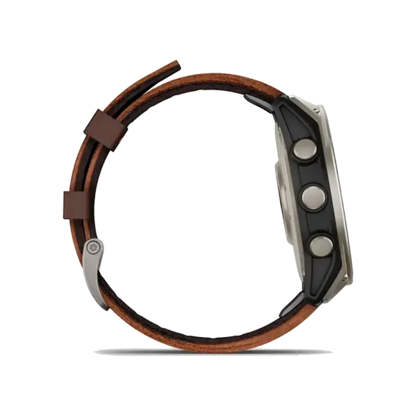 Смарт-годинник Garmin D2 Mach 2 47mm Titanium w. Oxford Brown Leather Band (010-02904-30/31) | магазин Apple Grokholsky.com — Фото 2