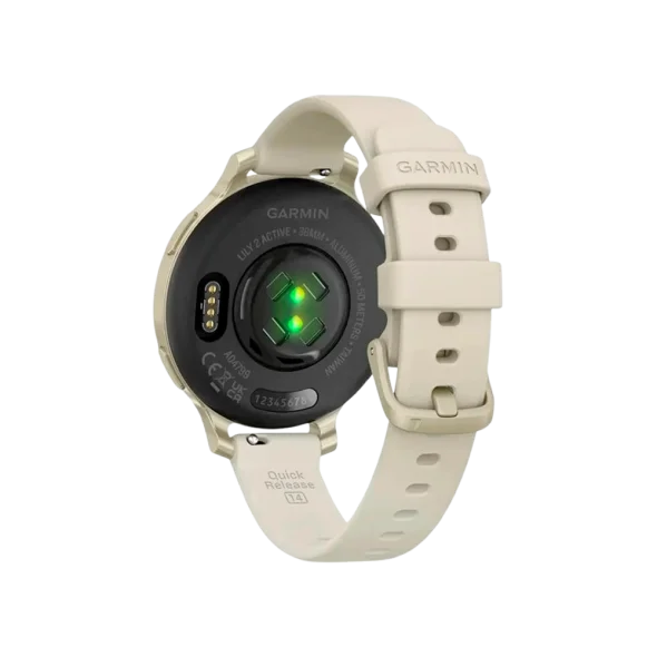 Смарт-часы Garmin Lily 2 Active Lunar Gold with Bone Silicone Band (010-02891-00/50) | магазин Apple Grokholsky.com — Фото 3
