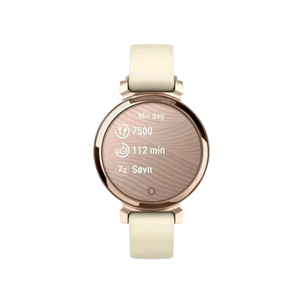 Смарт-годинник Garmin Lily 2 Cream Gold with Coconut Silicone Band (010-02839-00/20/70) | магазин Apple Grokholsky.com — Фото 2