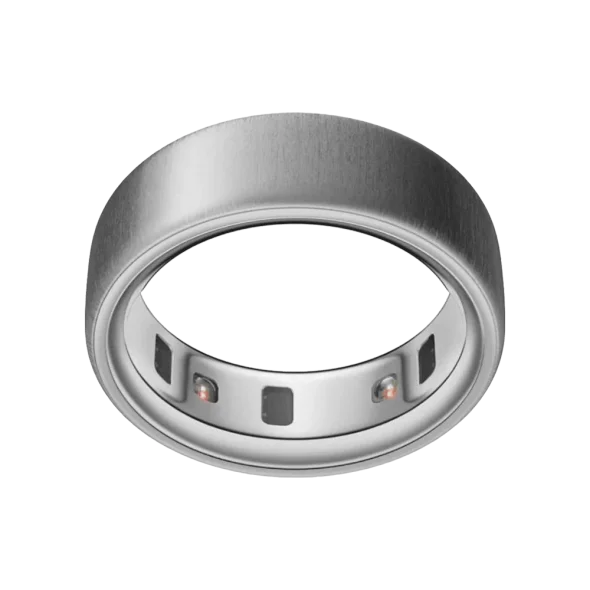 Смарт-кольцо Oura Ring 4 Brushed Silver Size 7 (JZ90-54220-07) | магазин Apple Grokholsky.com — Фото 1