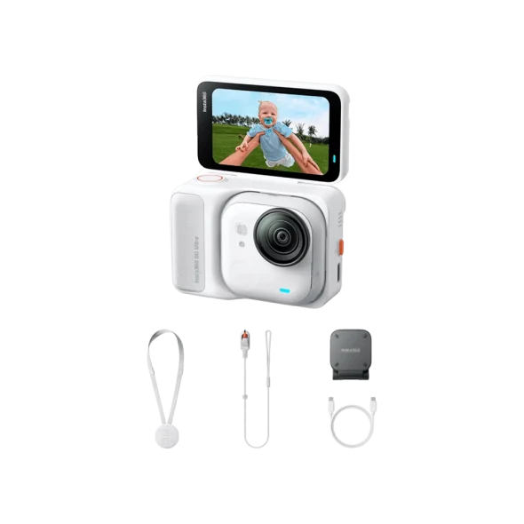 Екшн-камера Insta360 GO Ultra Standard Bundle White (CINSABEA_GOULTRA01) | магазин Apple Grokholsky.com — Фото 3