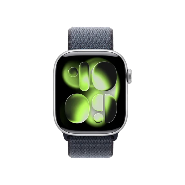 Смарт-годинник Apple Watch Series 11 GPS 42mm Silver Alu. Case w. Anchor Blue Sport Loop (MEW34 + MFFC4) | магазин Apple Grokholsky.com — Фото 2