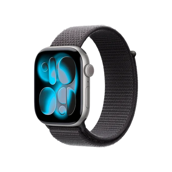 Смарт-годинник Apple Watch Series 11 GPS 46mm Space Grey Alu. Case w. Dark Gray Sport Loop XL (MEW94+MFFN4) | магазин Apple Grokholsky.com — Фото 1