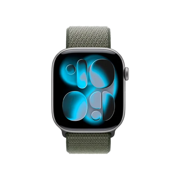 Смарт-годинник Apple Watch Series 11 GPS 46mm Space Grey Alu. Case w. Forest Sport Loop (MEW94 + MFFJ4) | магазин Apple Grokholsky.com — Фото 2