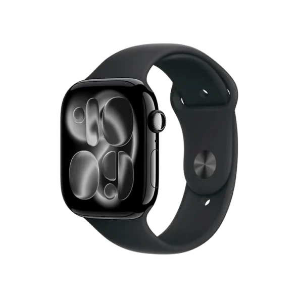 Смарт-годинник Apple Watch Series 11 GPS + Cellular 46mm Jet Black Alu. Case w. Black S. Band - XL (MFAA4+MXM53) | магазин Apple Grokholsky.com — Фото 1