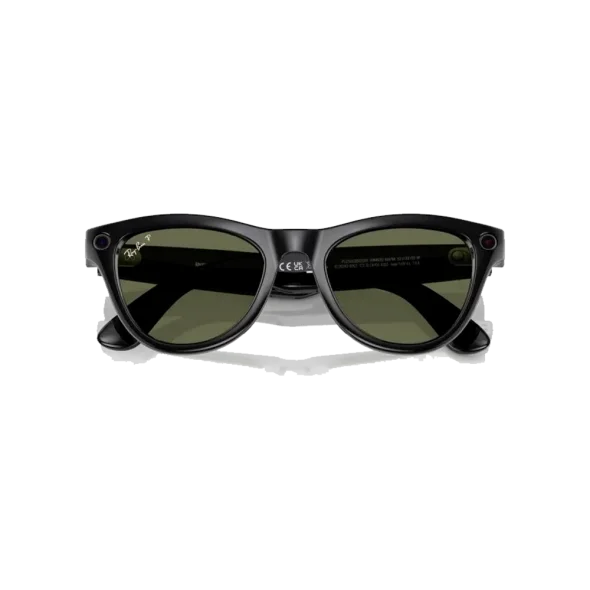 Смарт-окуляри Ray-Ban Meta Skyler Shiny Black Frame/Green Lenses (RW4010 601/9A 52) | магазин Apple Grokholsky.com — Фото 2