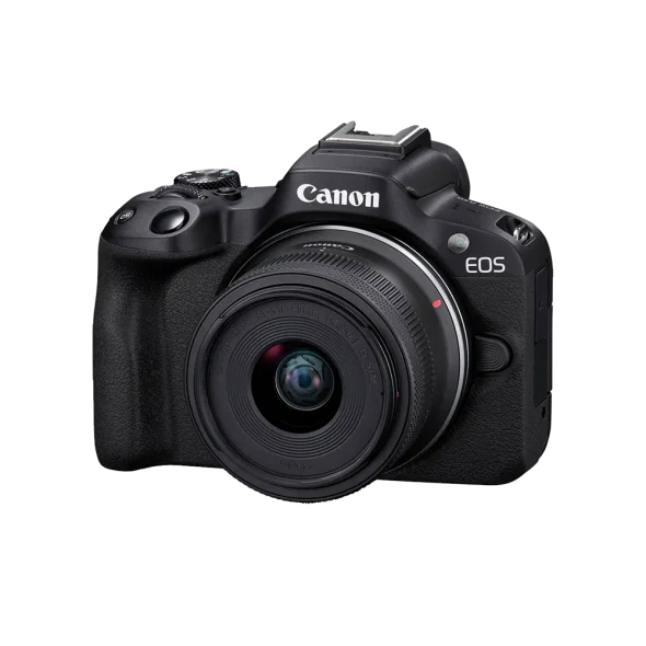 Беззеркальный фотоаппарат Canon EOS R50 kit RF-S 18-45mm IS STM Black (5811C033) | магазин Apple Grokholsky.com — Фото 1