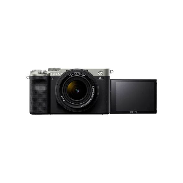 Беззеркальный фотоаппарат Sony Alpha a7C kit (28-60mm) Silver (ILCE7CLS) | магазин Apple Grokholsky.com — Фото 2
