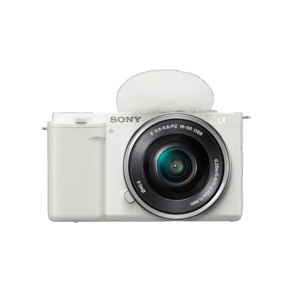 Беззеркальный фотоаппарат Sony ZV-E10 kit (16-50mm) White (ILCZVE10LW.CEC) | магазин Apple Grokholsky.com — Фото 1