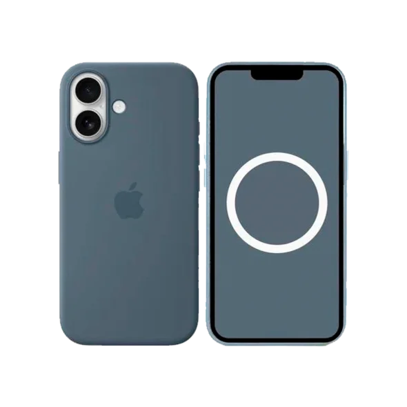 Чехол для Apple iPhone 17 Silicone Case with MagSafe HQ Copy/Anchor Blue | магазин Apple Grokholsky.com — Фото 1