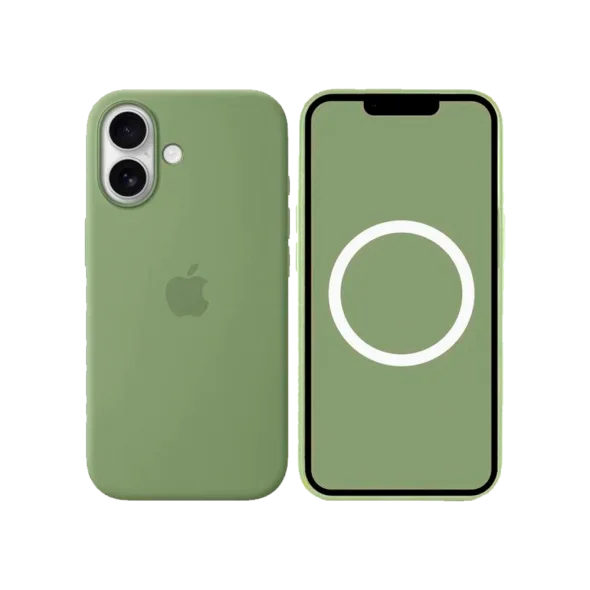 Чохол для Apple iPhone 17 Silicone Case with MagSafe HQ Copy/Light Moss | магазин Apple Grokholsky.com — Фото 1