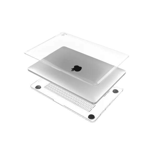 Чехол-накладка пластиковый Apple Macbook Air 13 M1 2018/2019/2020 HardShell Case Clear matte | магазин Apple Grokholsky.com — Фото 2